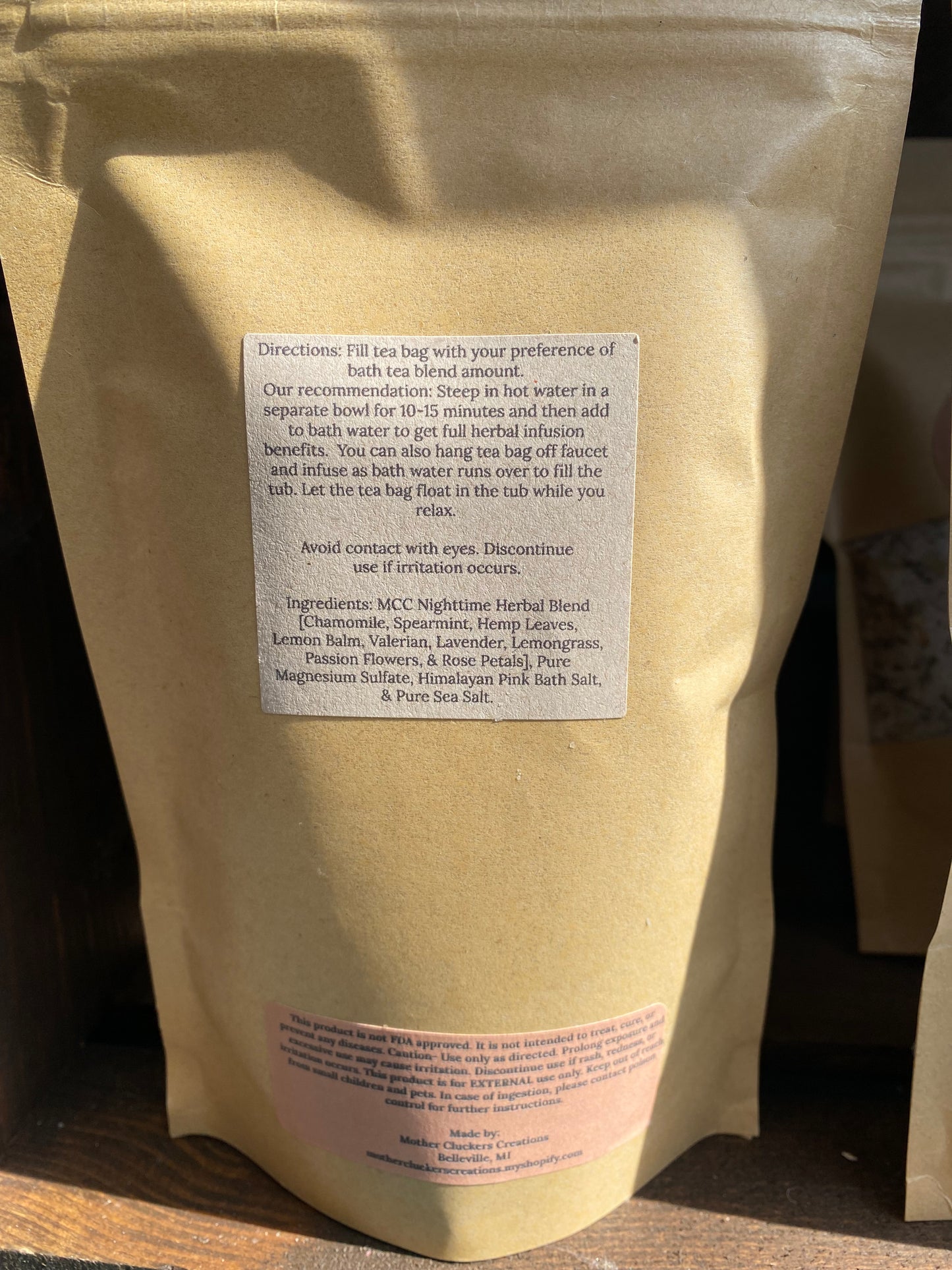 Sleepy Time Herbal Bath Tea