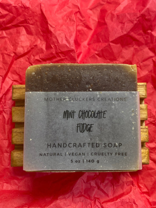 Mint Chocolate Fudge Cold Process Soap